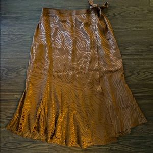 Maeve Anthropologie Midi Wrap Skirt